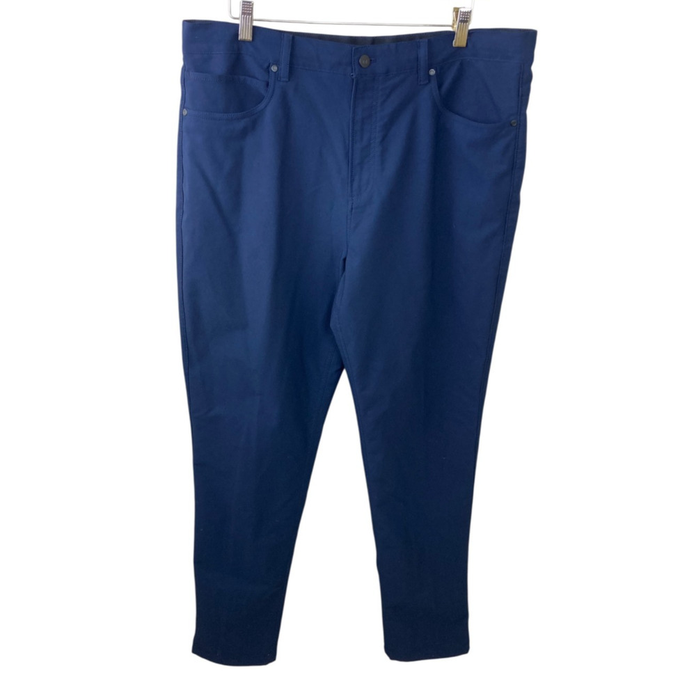 Ministry of Supply Pants Men’s Navy Stretch Interior Tie Waist Chino Pants 38